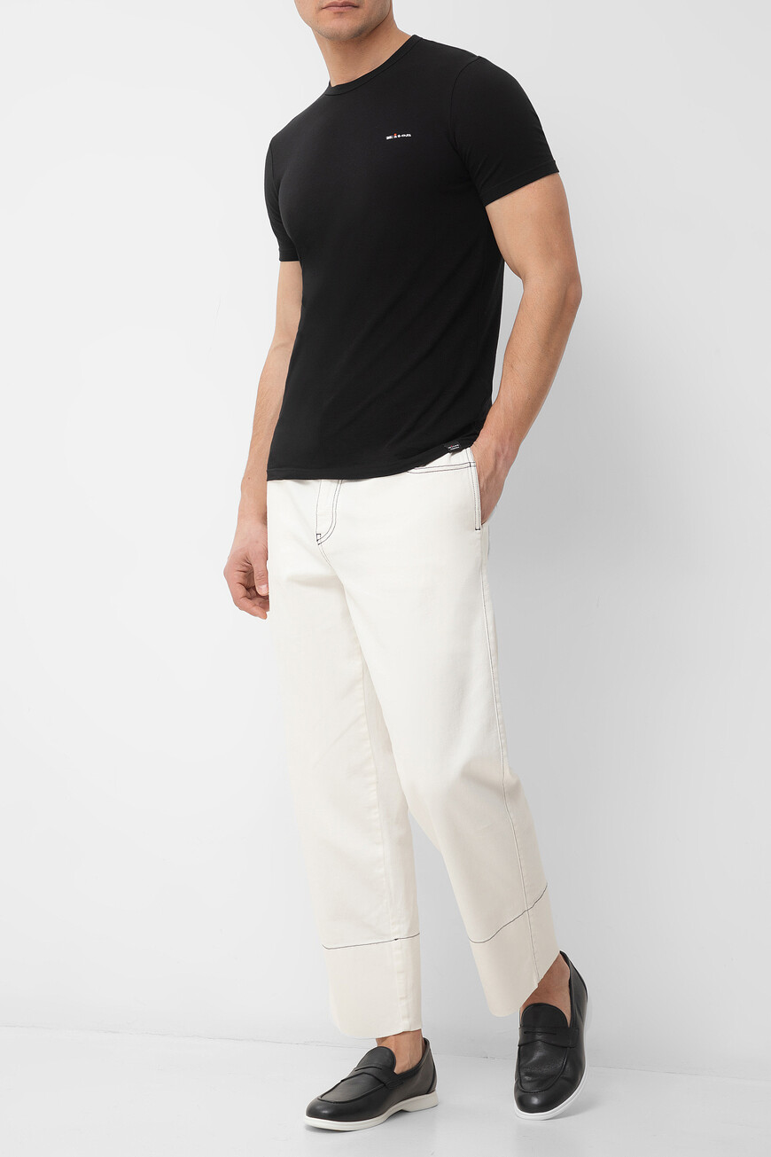 джинсы  модель из коллекции knt UPKN040K0761F01001 со скидкой