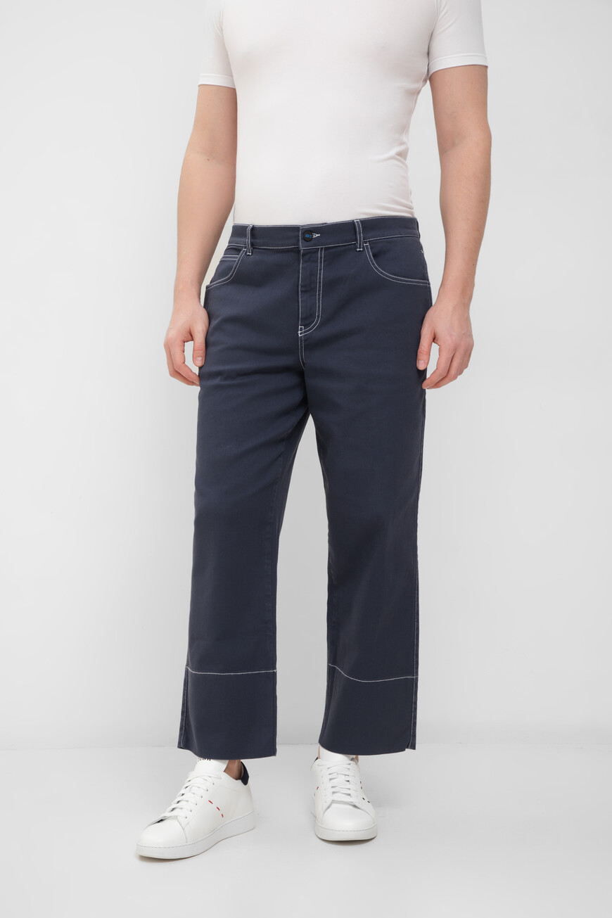 

Джинсы Kiton Модель Из Коллекции Knt, Синий