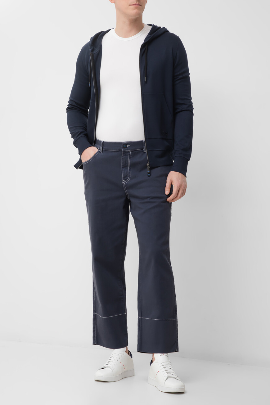 джинсы  модель из коллекции knt UPKN040K0761F02001 со скидкой