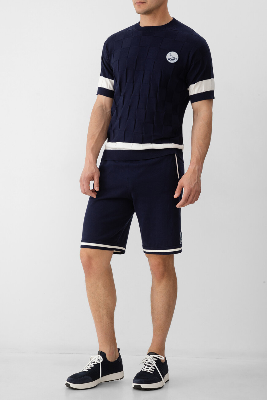 

Бермуды Kiton Модель Из Коллекции Knt, Синий