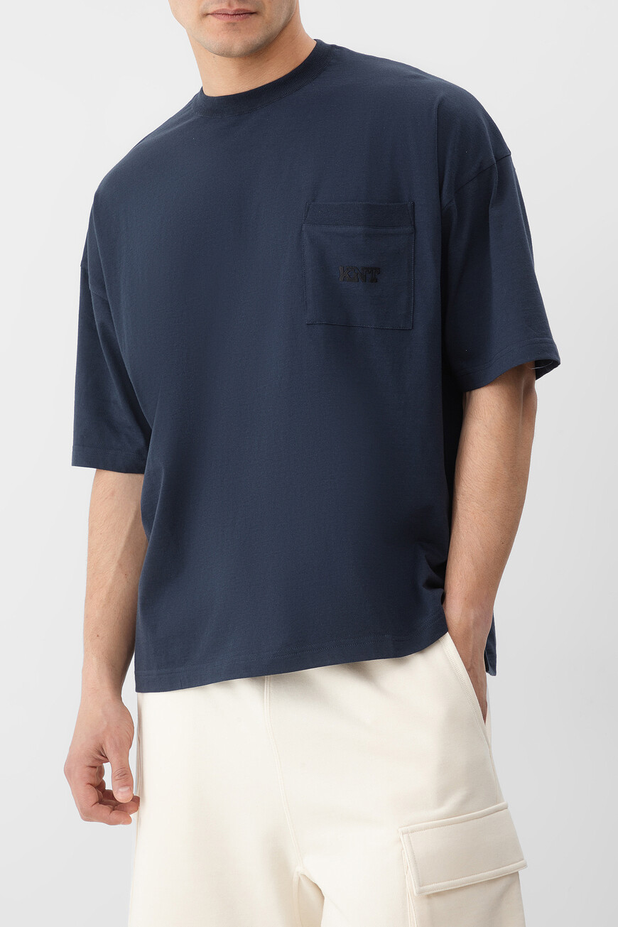 

Футболка Kiton Модель Из Коллекции Knt, Синий