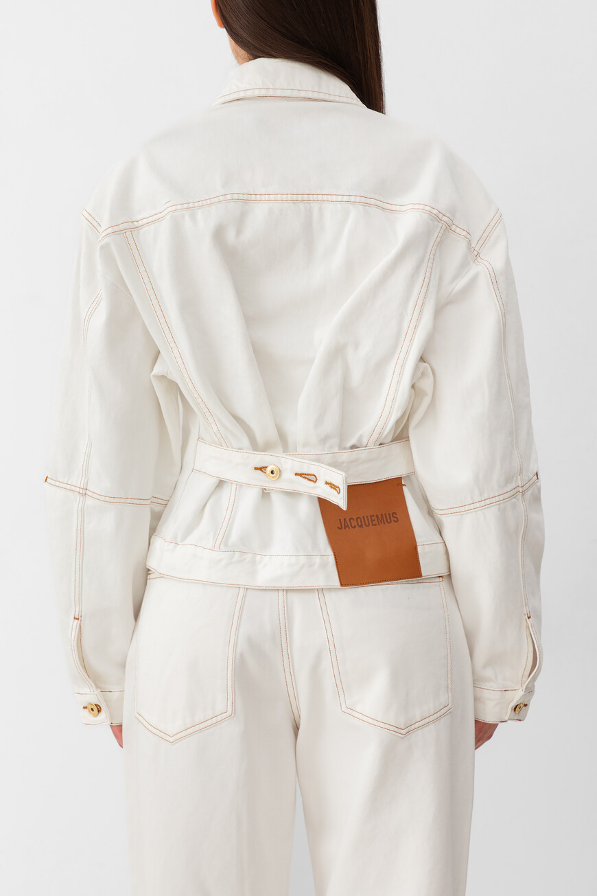 

Куртка Jacquemus Модель Le De-Nimes, Белый