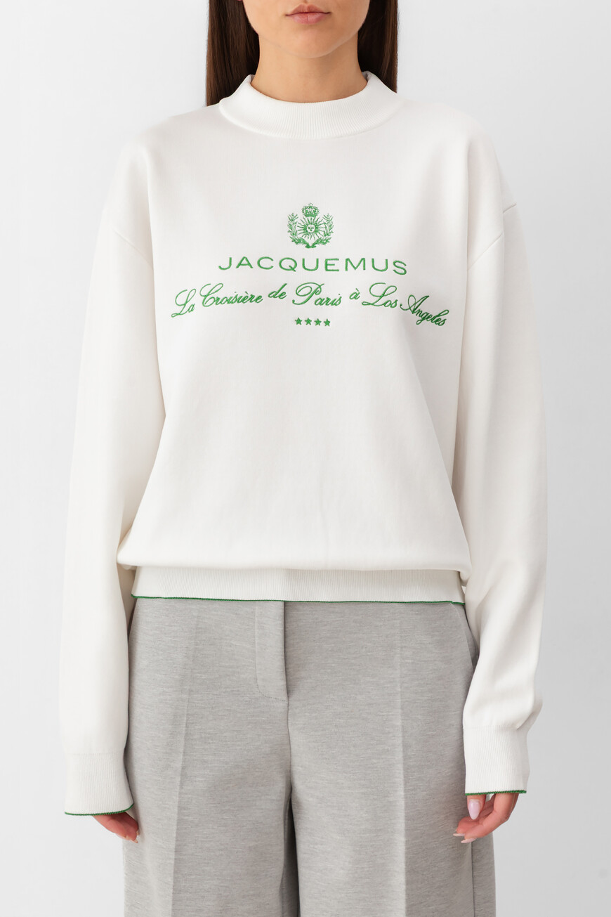 

Свитшот Jacquemus Модель Из Коллекции La Croisière, Белый