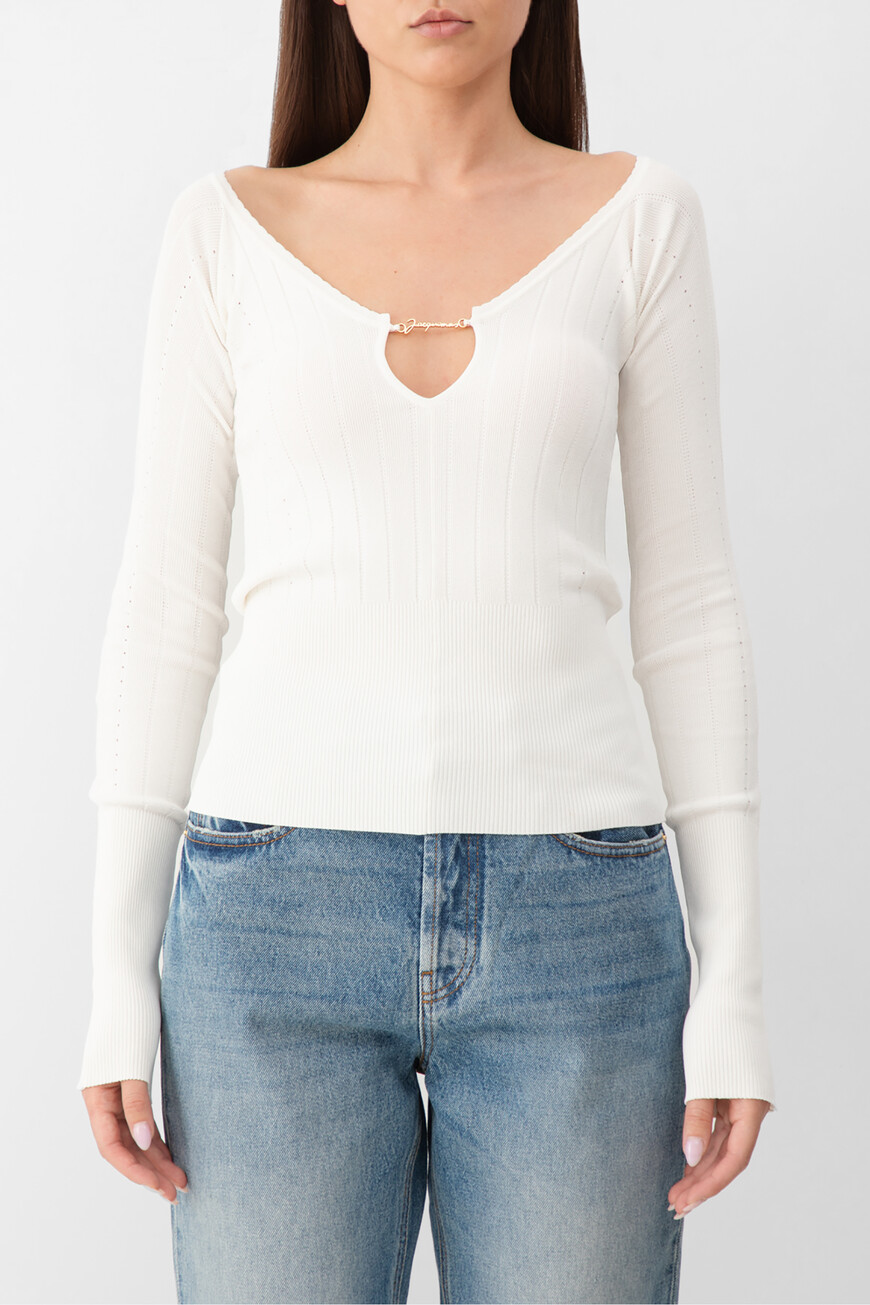 

Топ Jacquemus Модель Pralù, Белый