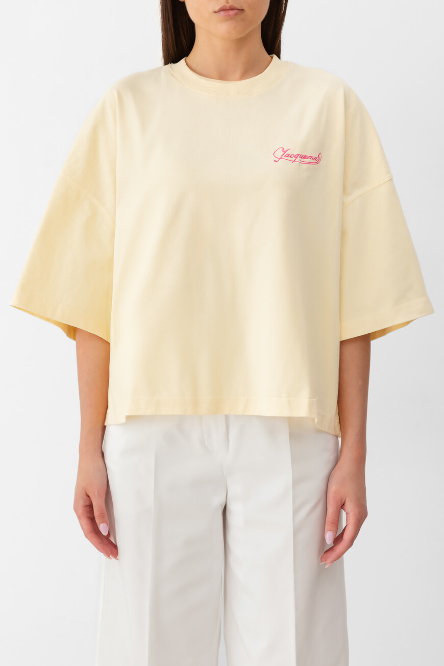 

Футболка Jacquemus Модель Corto, Кремовый