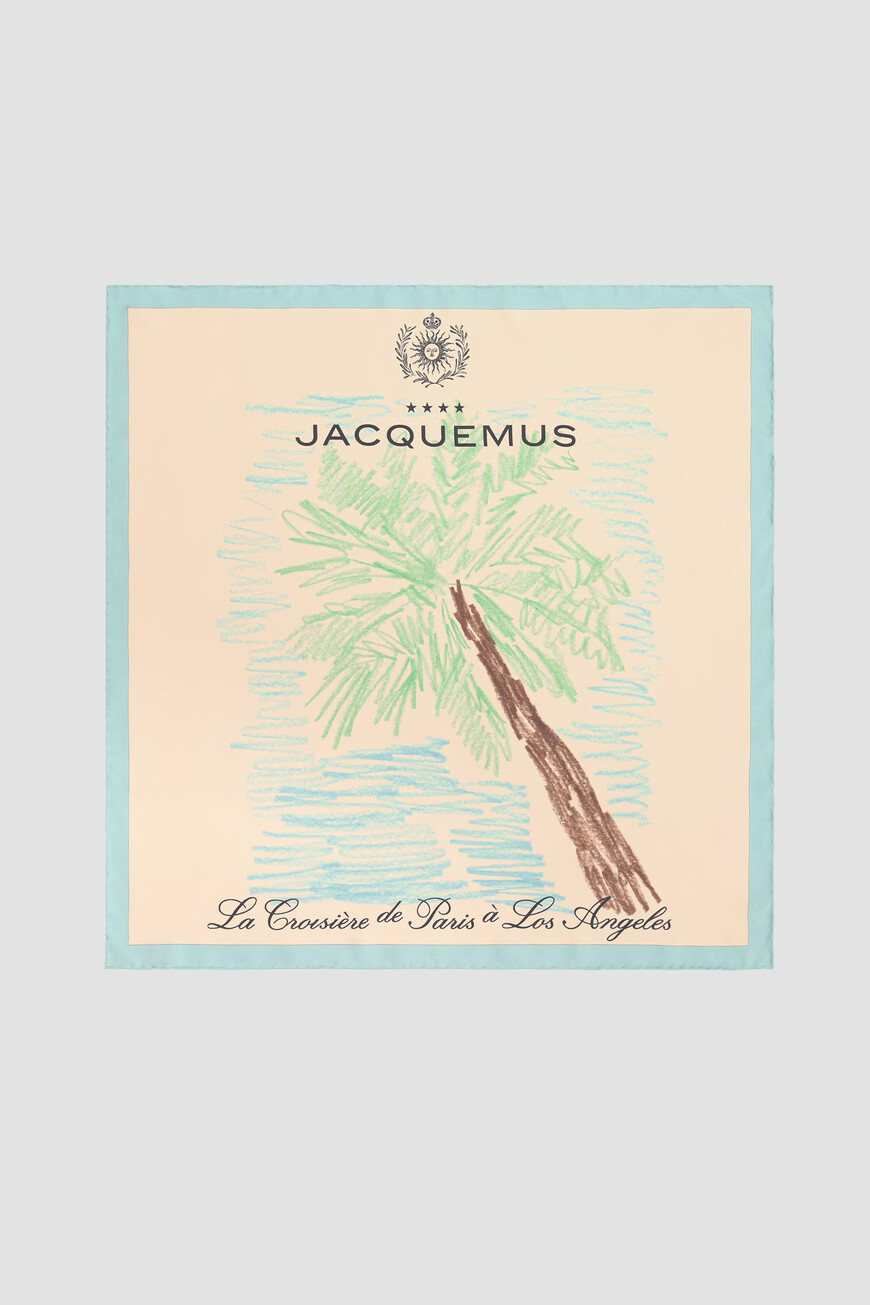 

Бандана Jacquemus Модель Palmier Из Коллекции La Croisière, Кремовый