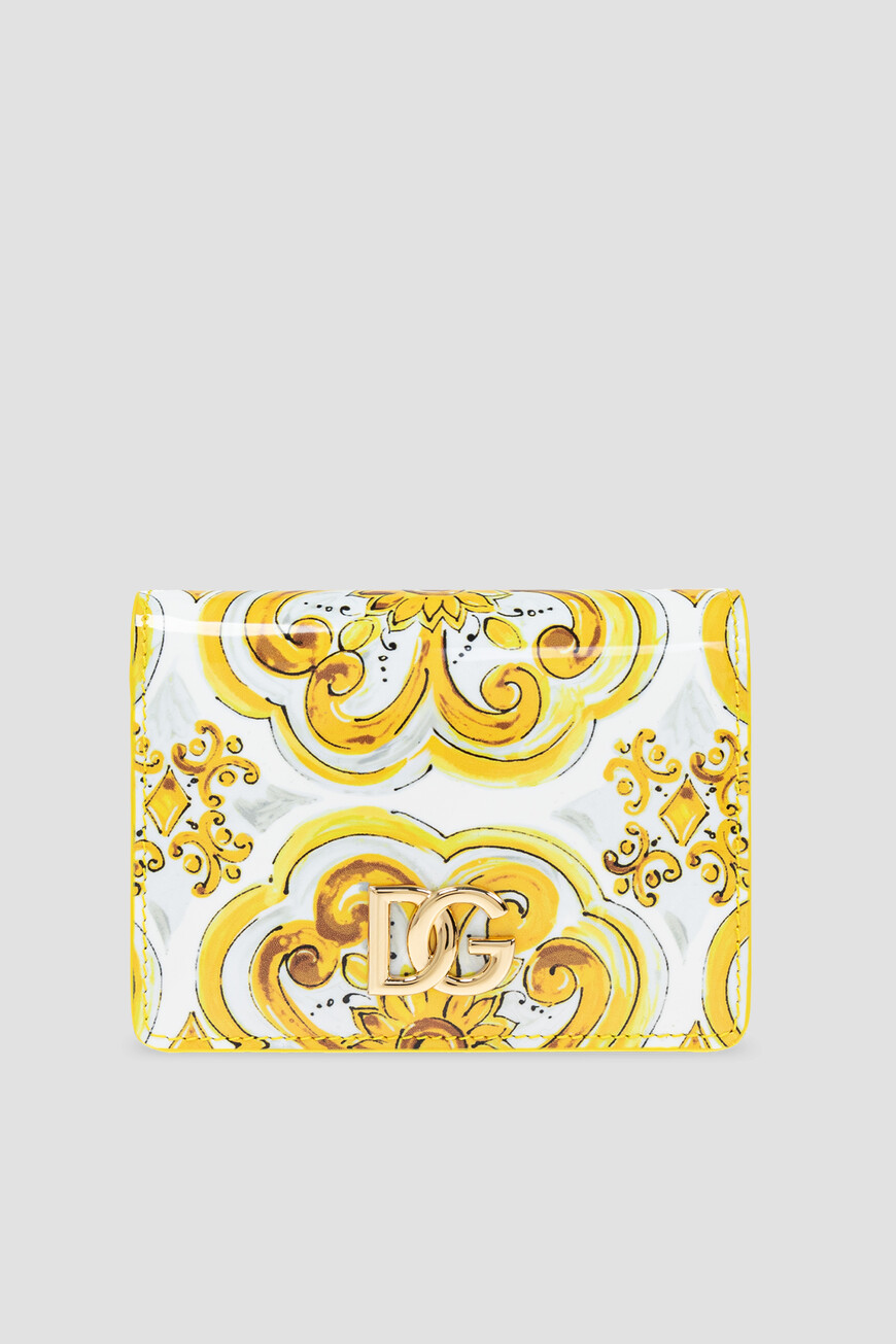 

Кошелек Dolce & Gabbana, Желтый/белый