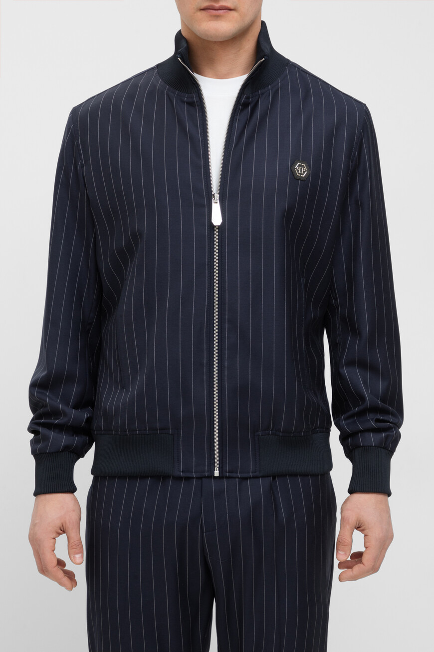 

Бомбер Philipp Plein Модель Ls, Синий
