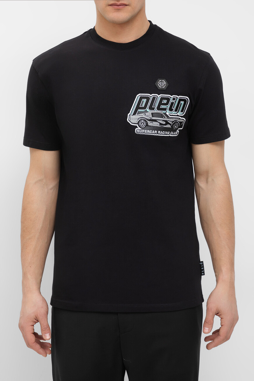 

Футболка Philipp Plein Модель Cars Racing, Черный