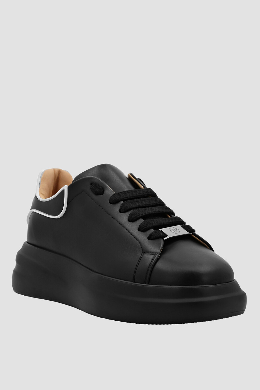 

Сникеры Philipp Plein Модель Low-Top Megastar, Черный