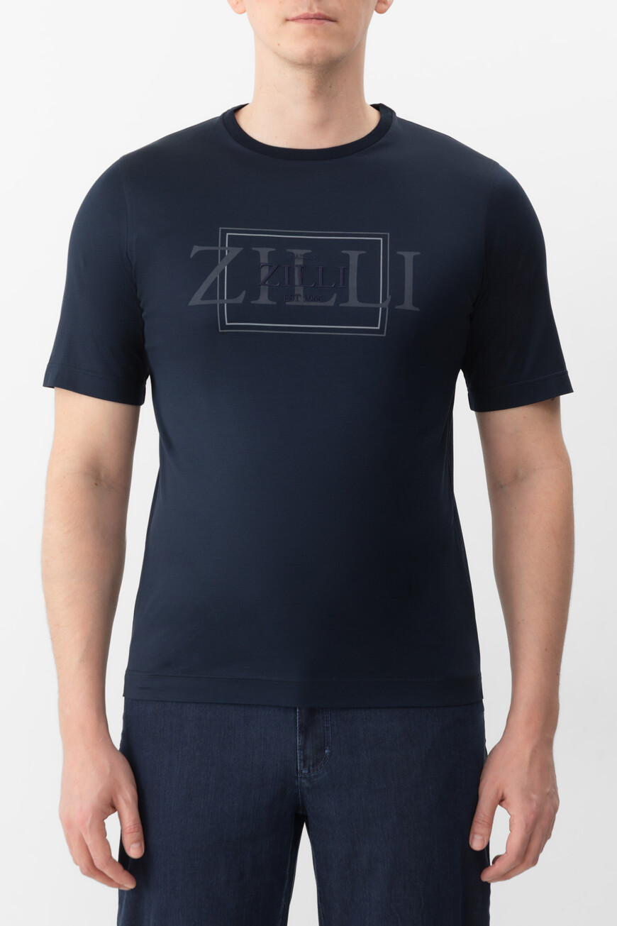 

Футболка Zilli, Синий