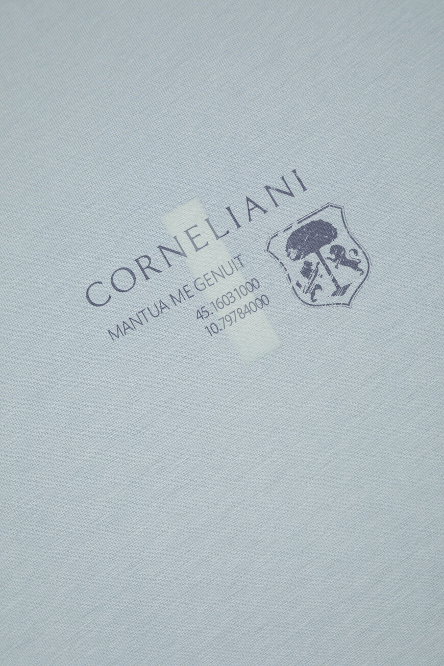 

Футболка Corneliani, Голубой