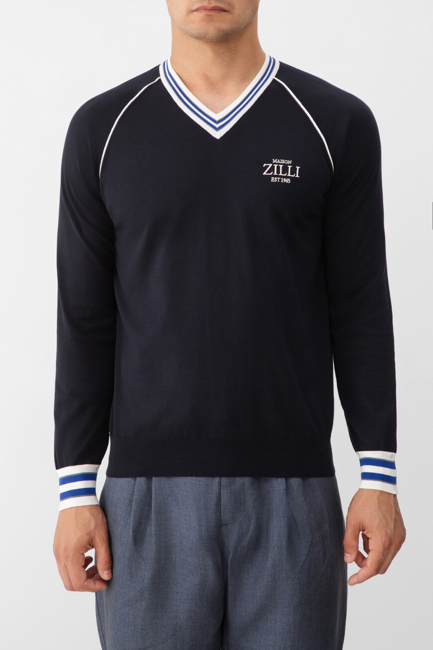 

Свитер Zilli, Синий