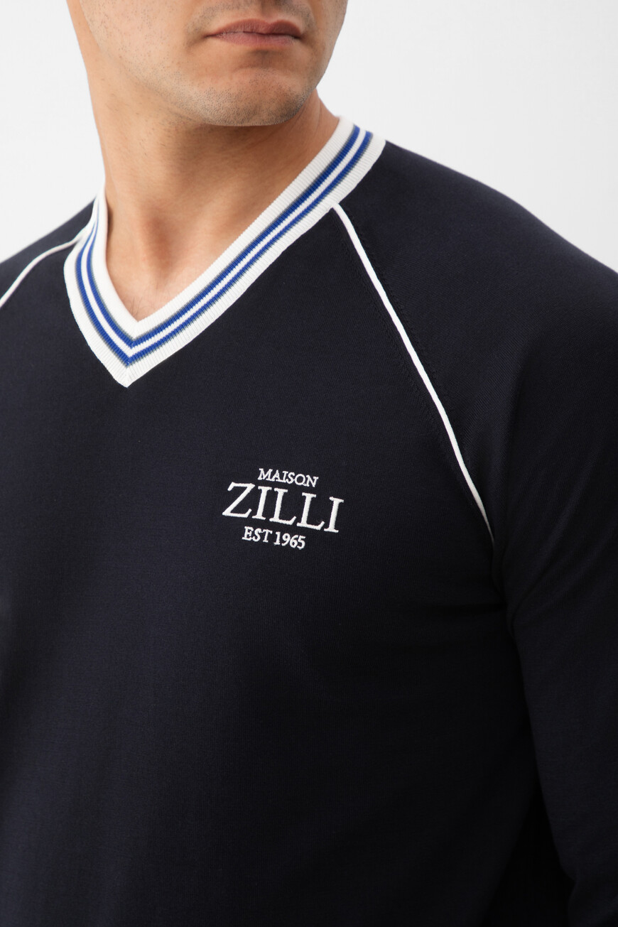 

Свитер Zilli, Синий