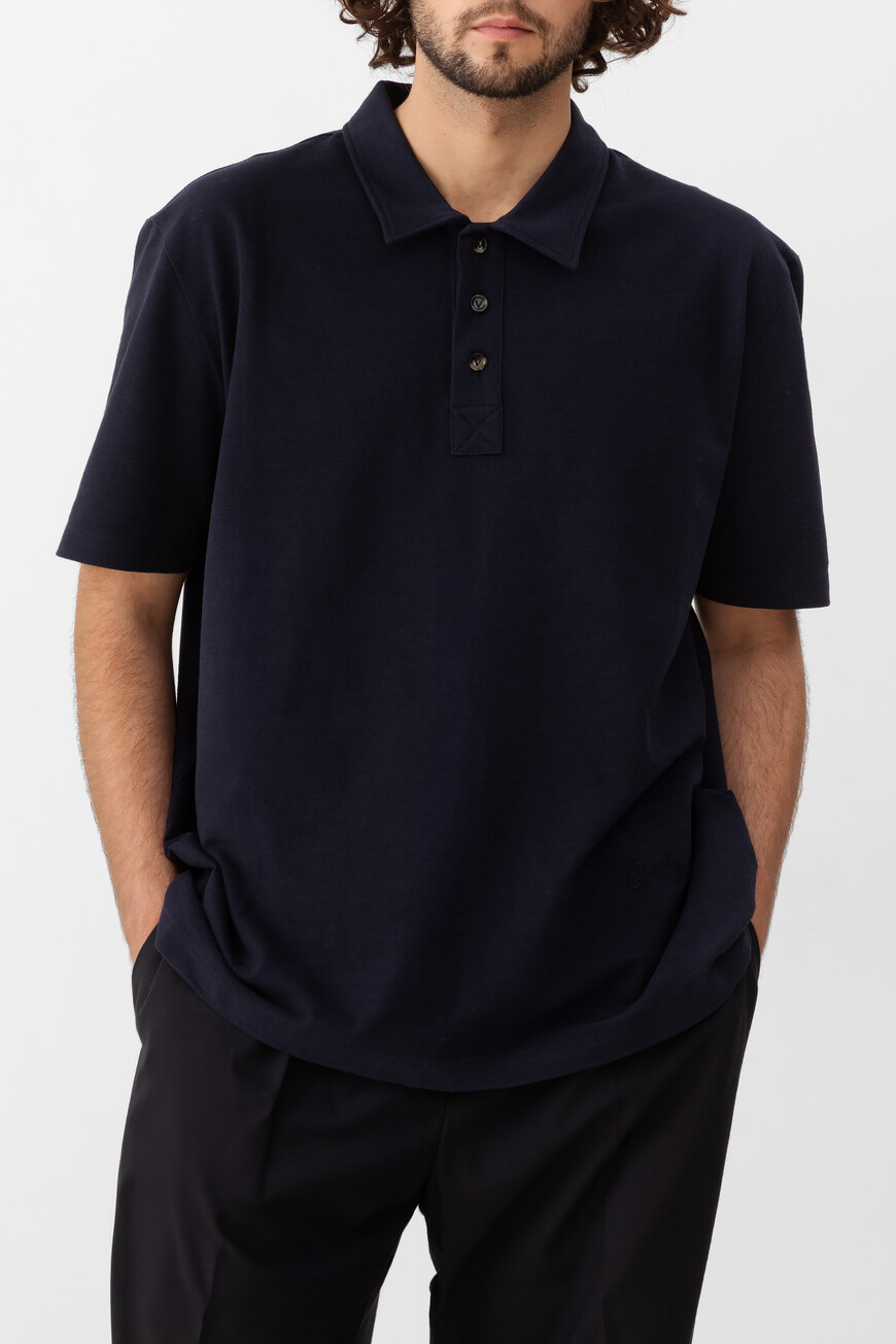 

Поло Bottega Veneta, Синий