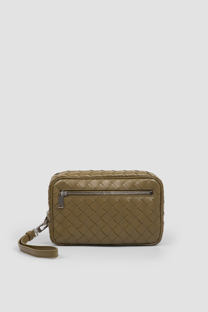 

Борсетка Bottega Veneta, Хаки