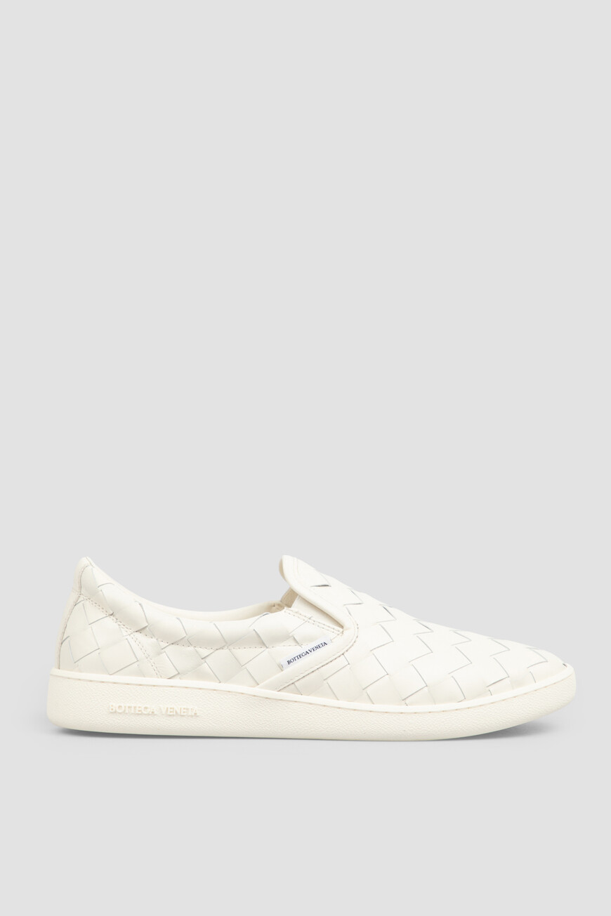 

Слипоны Bottega Veneta Модель Sawyer, Белый