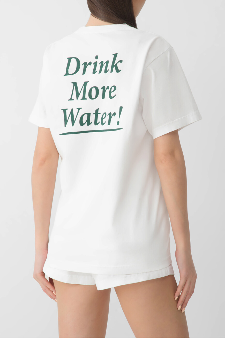 футболка sporty rich TO043606300WH01 по акции