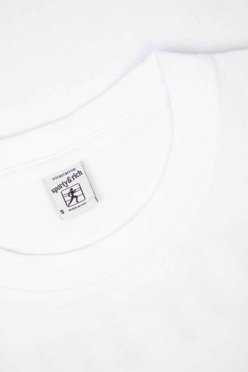 футболка sporty rich TO043606300WH01 со скидкой