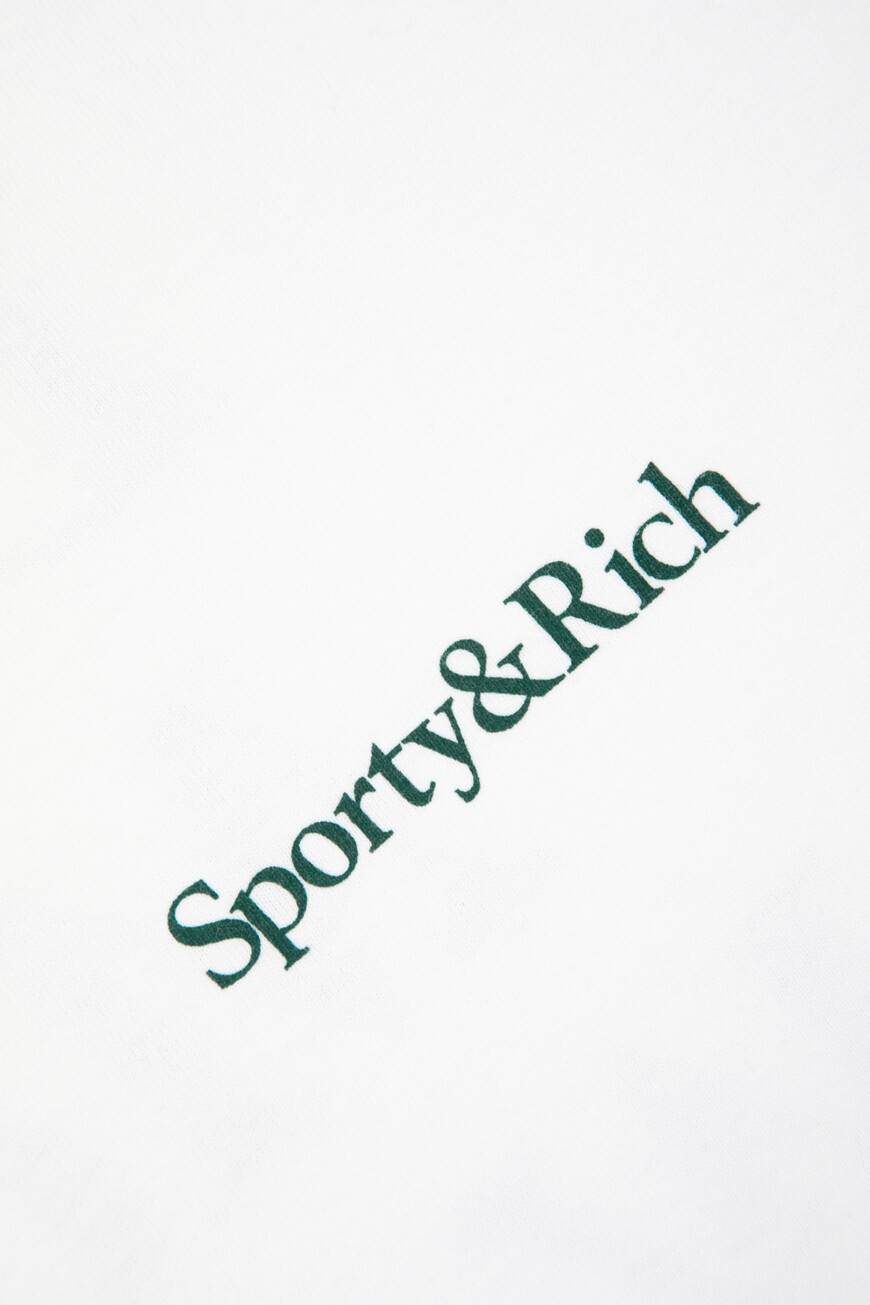 футболка sporty rich TO043606300WH01 по распродаже