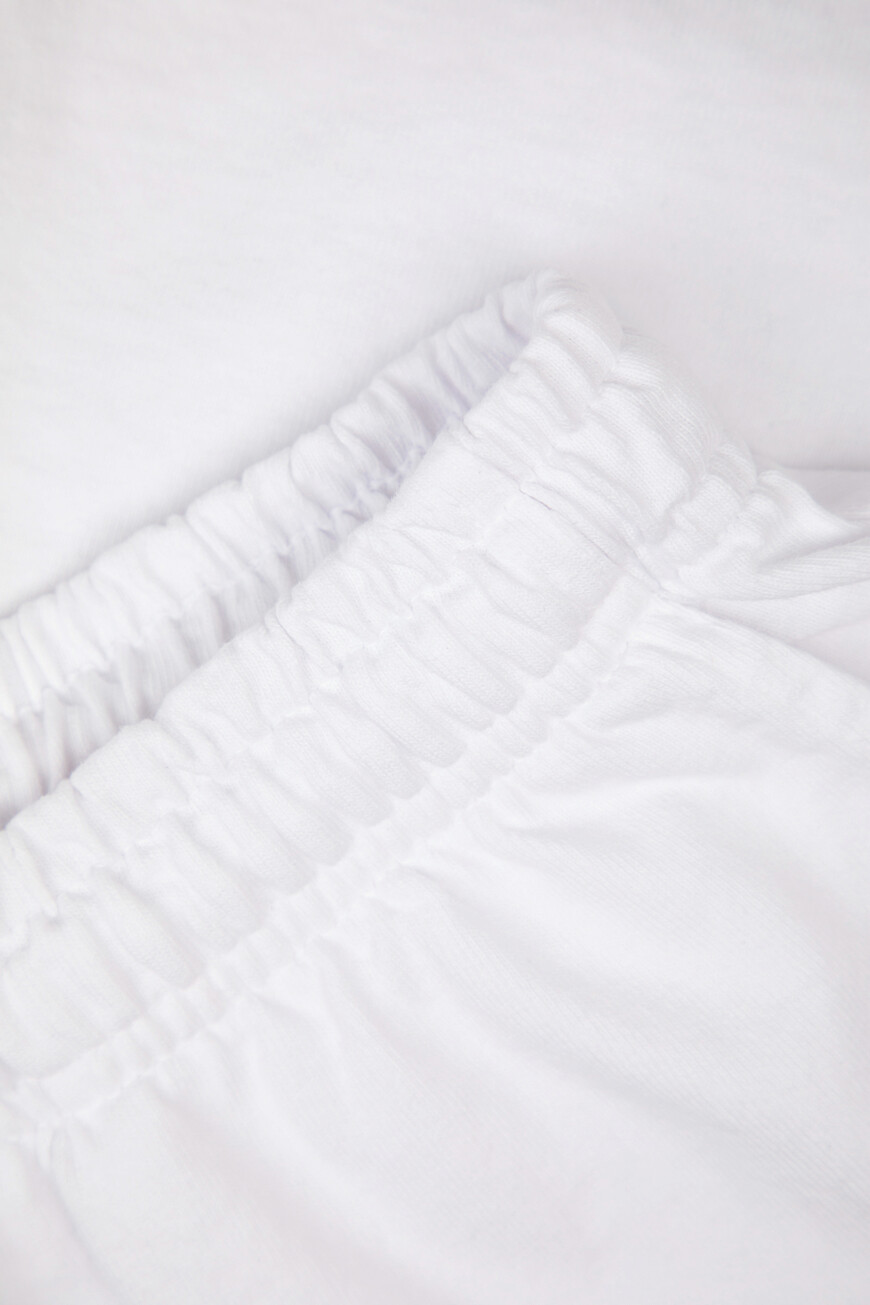 шорты sporty rich модель serif disco SH037606300WH01 по распродаже