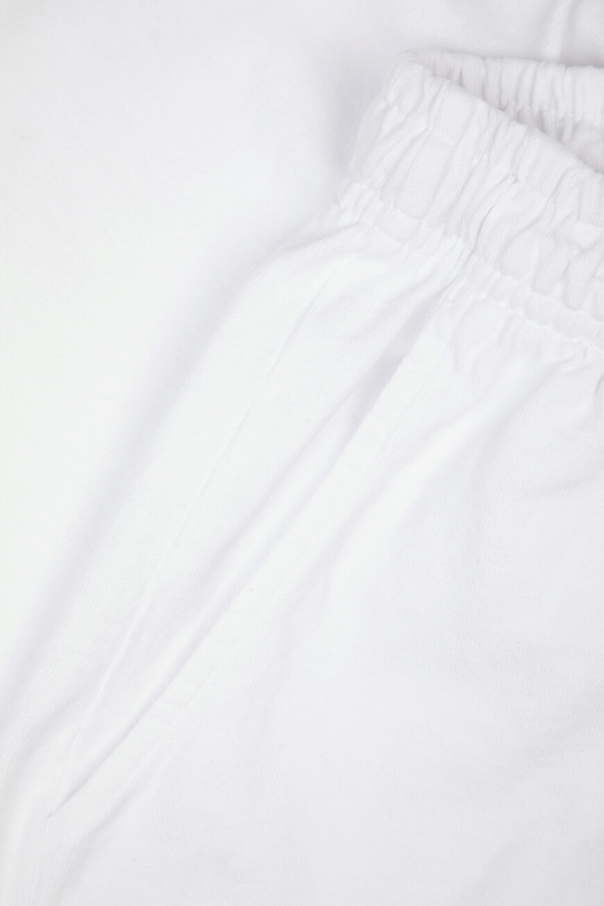 шорты sporty rich модель serif disco SH037606300WH01 оригинал