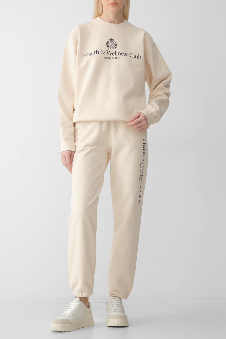 свитшот sporty rich модель h&w crest ST071606241CR01 по низкой цене