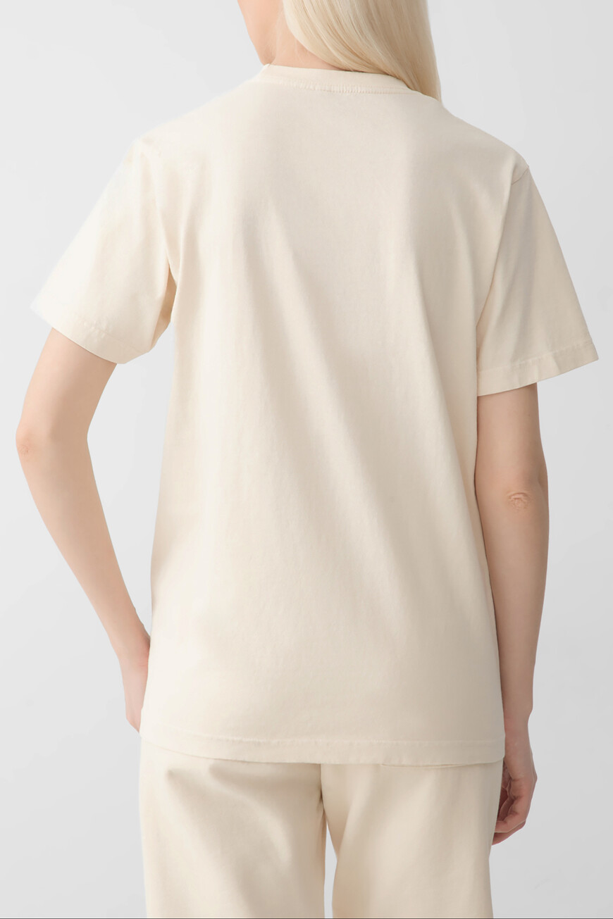 футболка sporty rich модель h&w crest TO043606241CR01 по акции