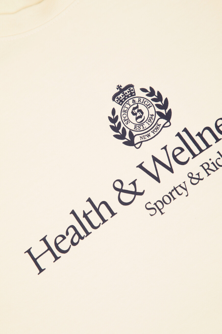 футболка sporty rich модель h&w crest TO043606241CR01 по распродаже