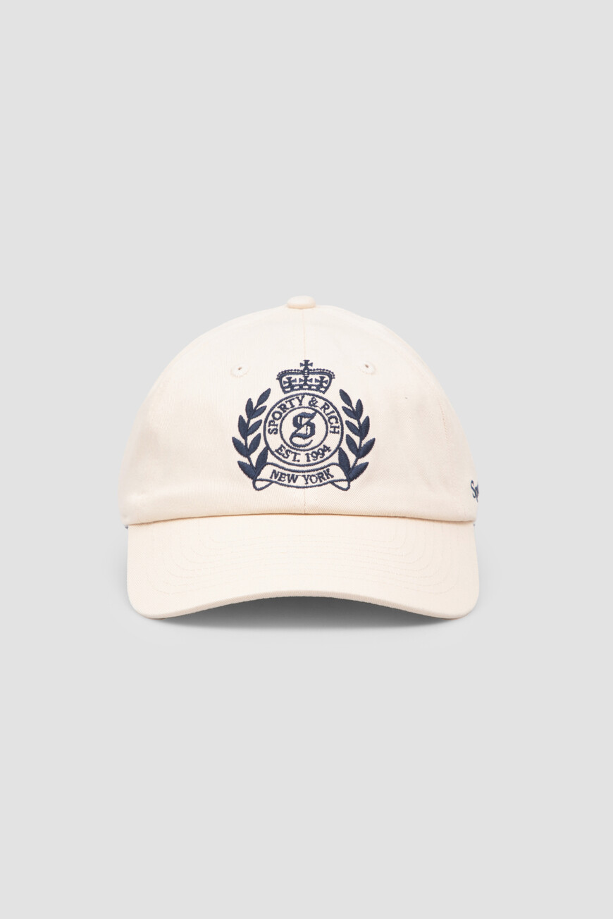

Бейсболка Sporty Rich Модель H&W Crest, Бежевый