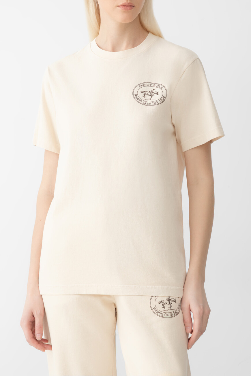 футболка sporty rich TO043612244CR01 фотография