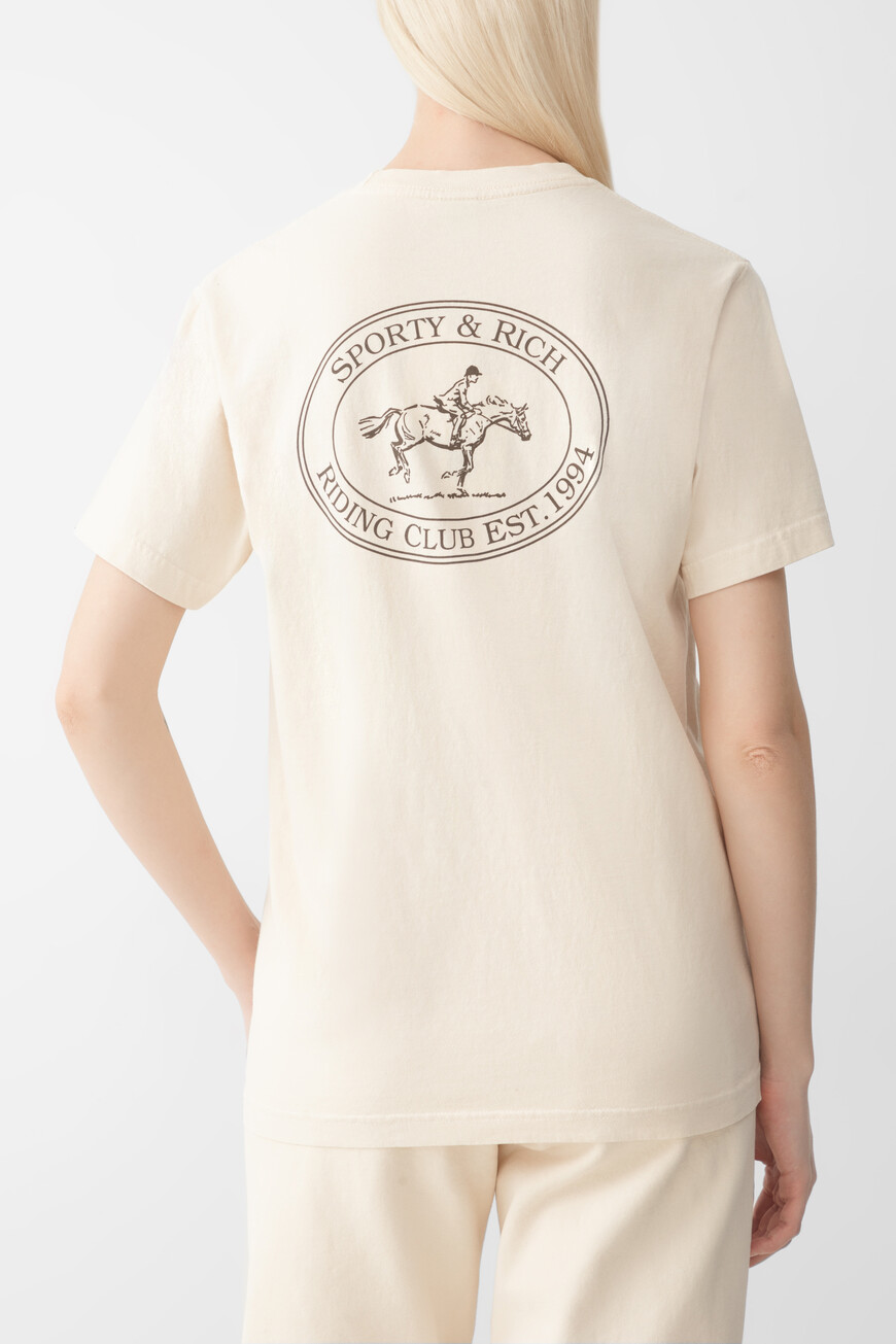 футболка sporty rich TO043612244CR01 по акции