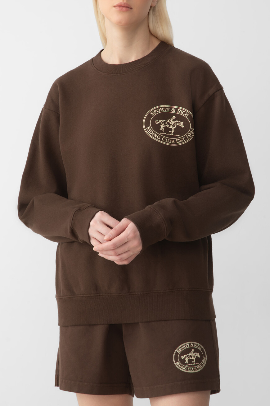 свитшот sporty rich ST071612244BR03 фотография