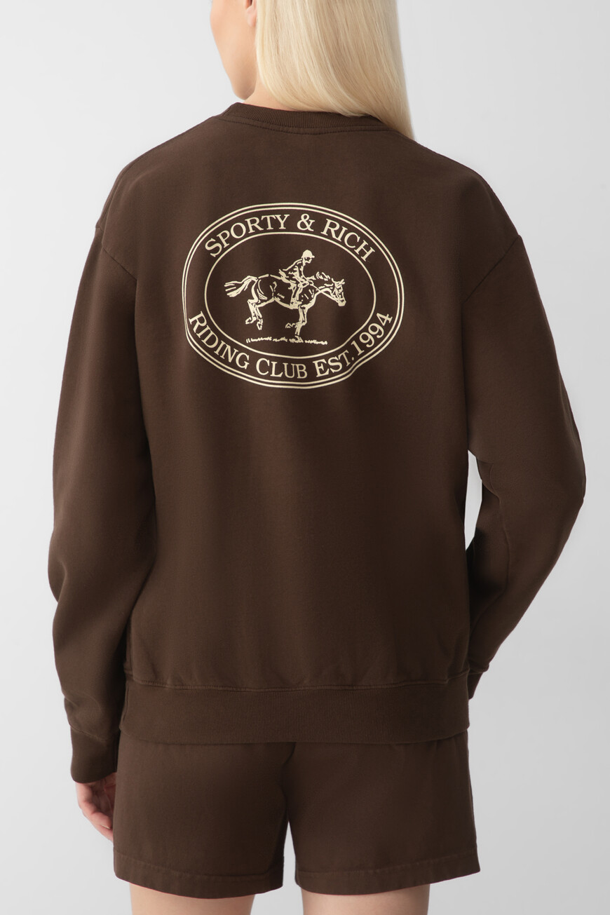 свитшот sporty rich ST071612244BR03 по акции