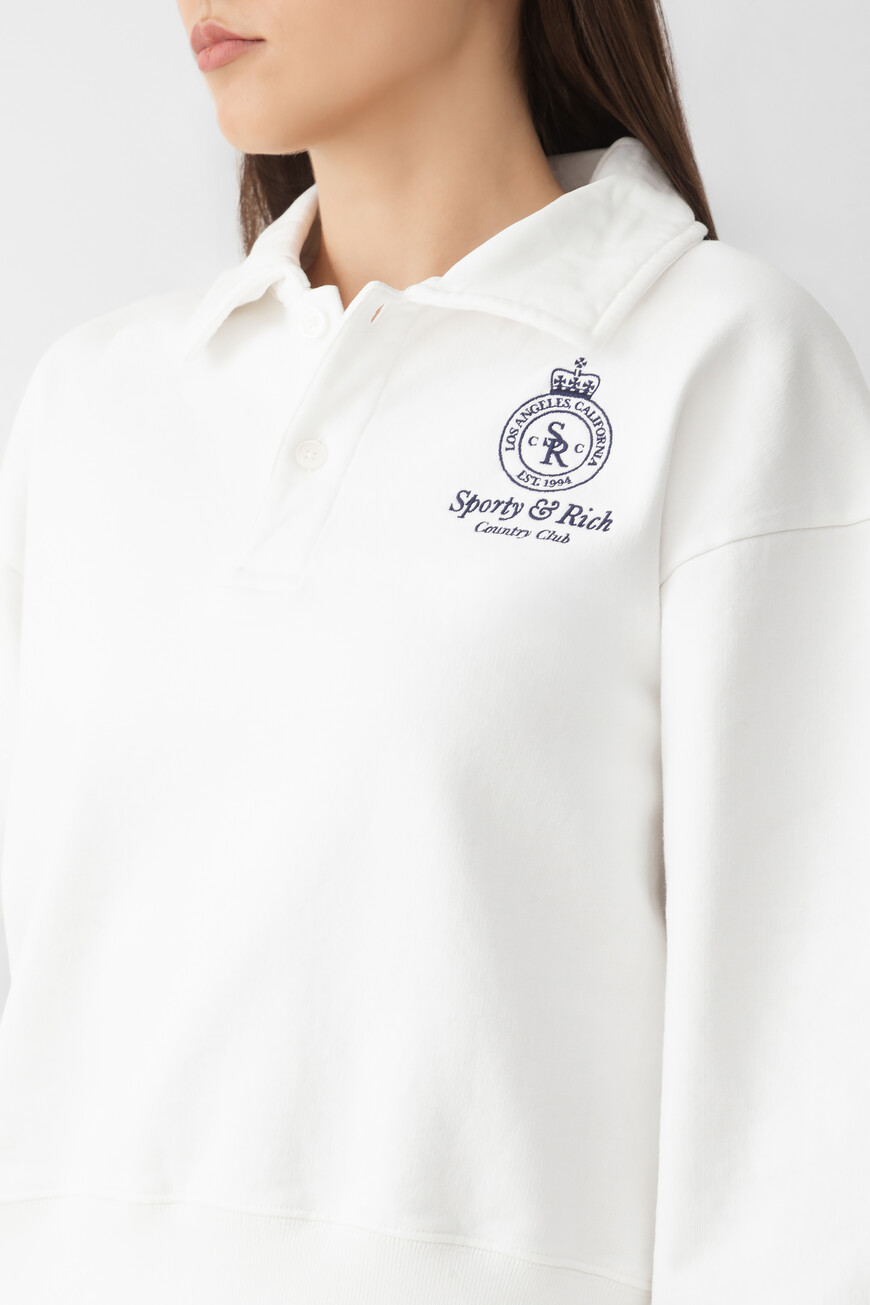 поло sporty rich модель crown country ST072612202WH01 купить с доставкой