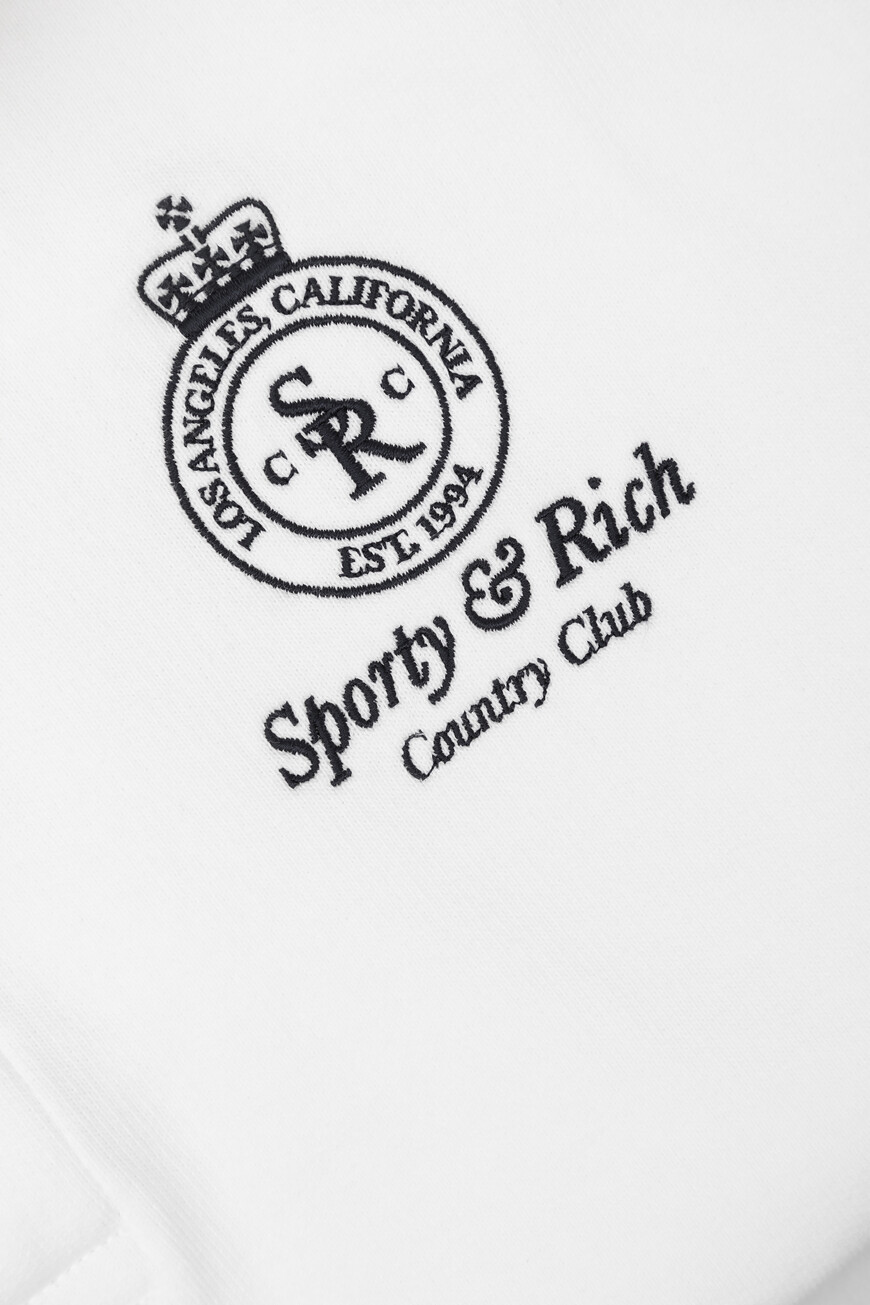 

Поло Sporty Rich Модель Crown Country, Белый