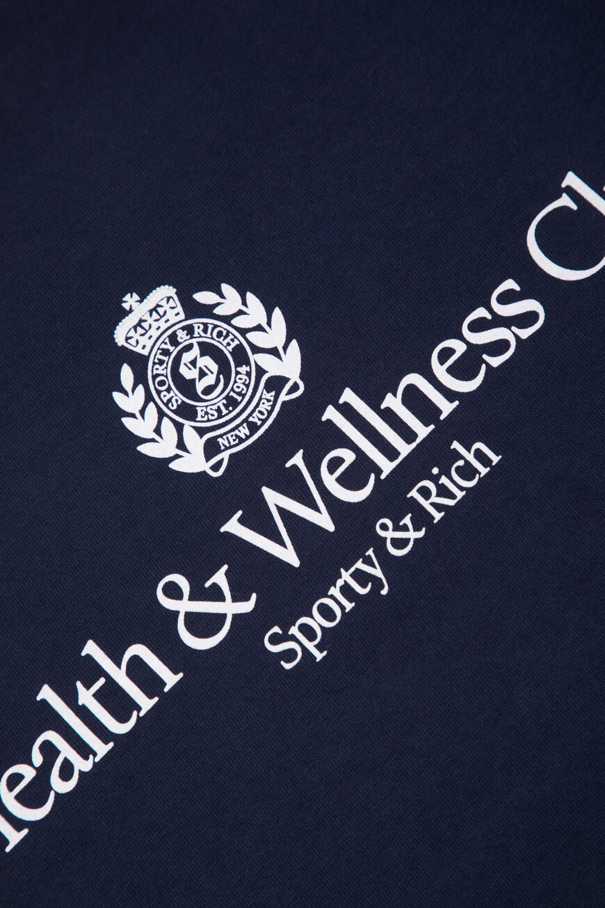 футболка sporty rich модель h&w crest TO043612241BL106 по распродаже