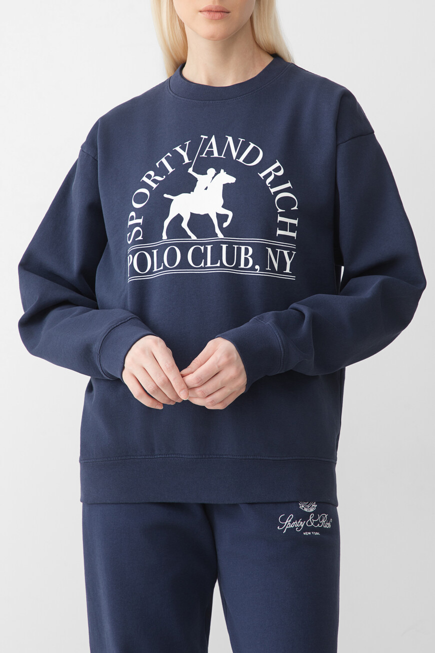 свитшот sporty rich ST071612252BL106 фотография