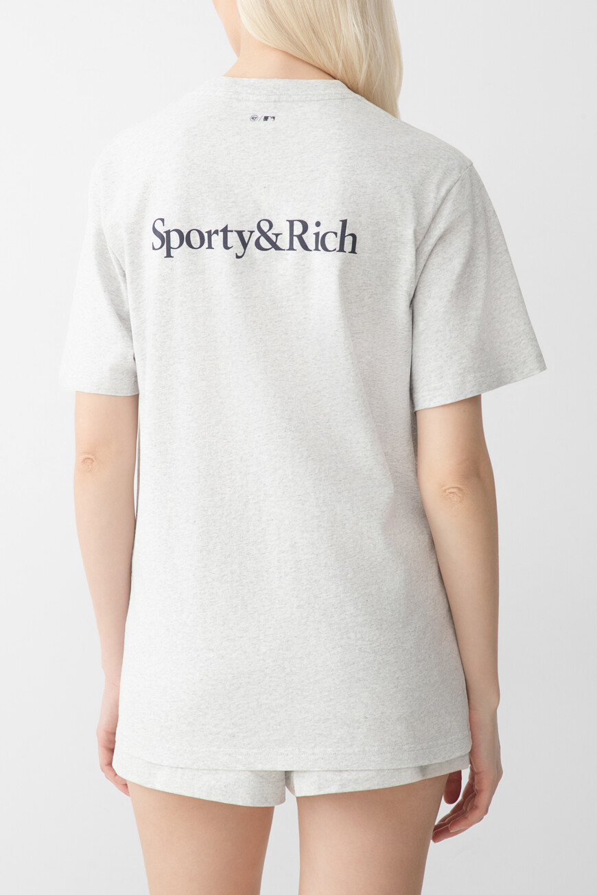 футболка sporty rich модель dodgers serif TO043627666GY03 по акции