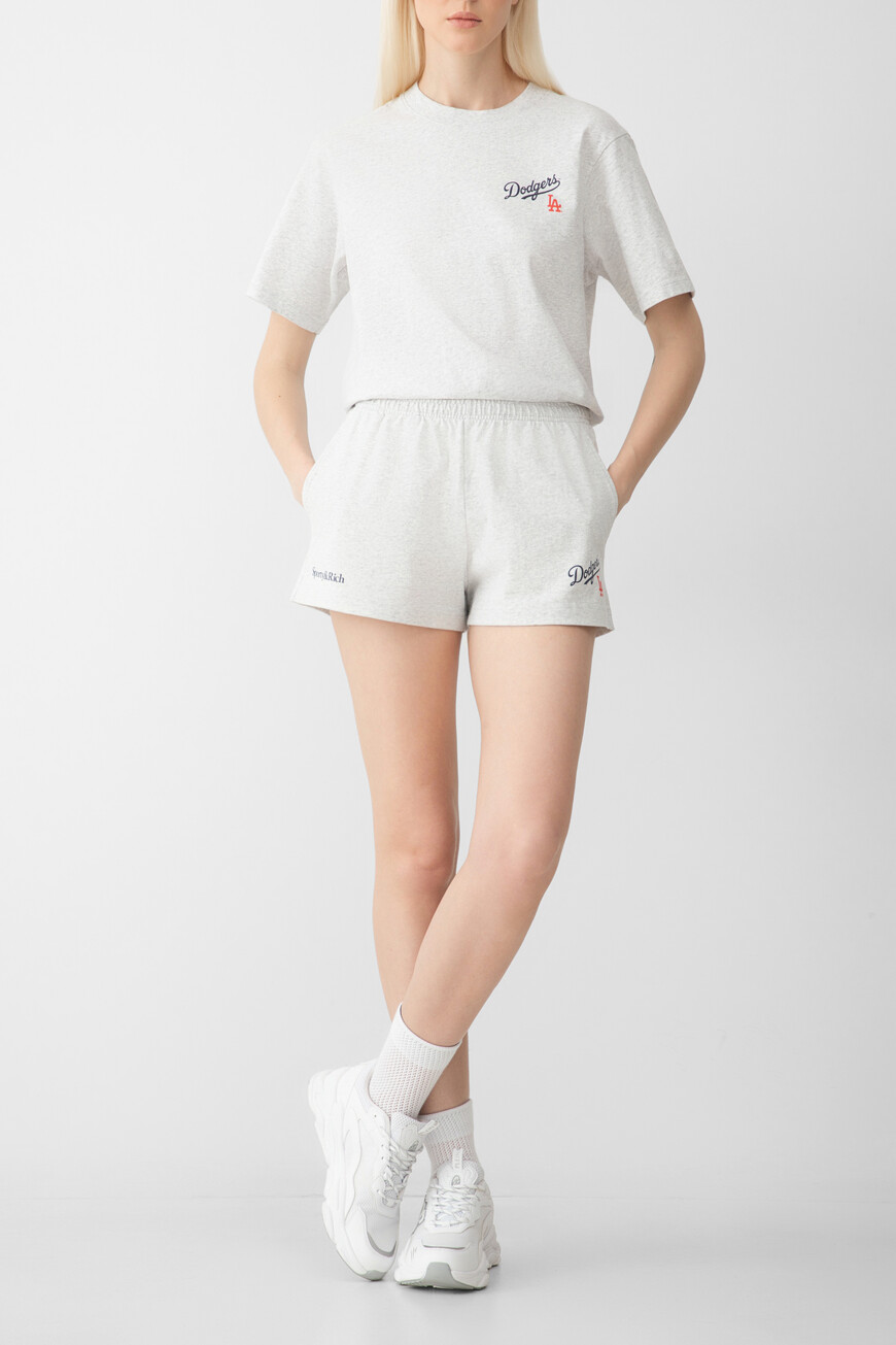 шорты sporty rich модель dodgers serif disco SH037627666GY03 со скидкой