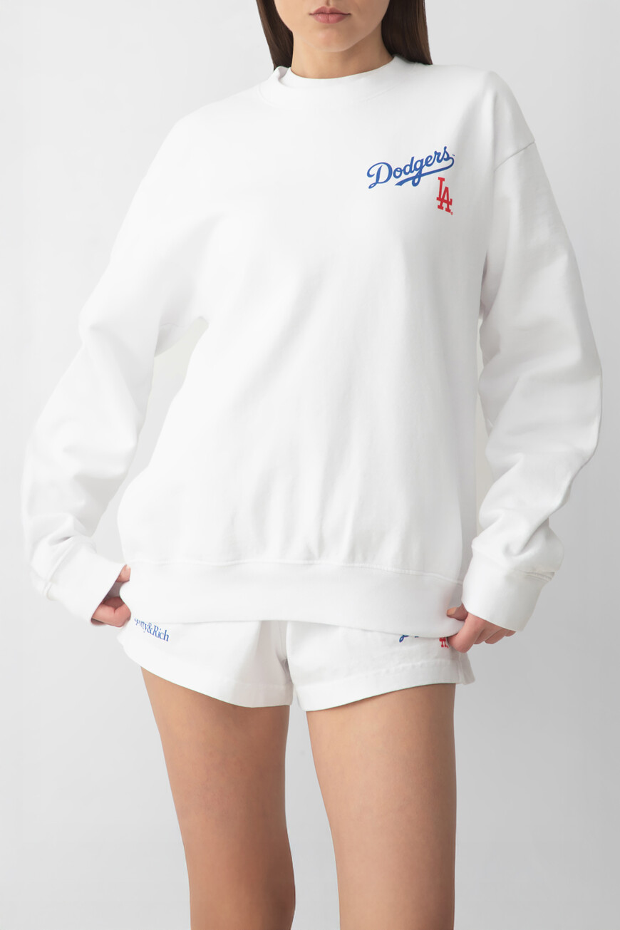 

Свитшот Sporty Rich Модель Dodgers Serif, Белый