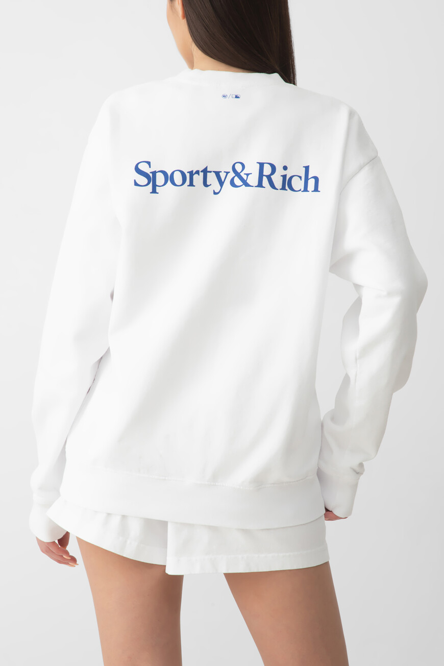 свитшот sporty rich модель dodgers serif ST071627666WH01 по акции
