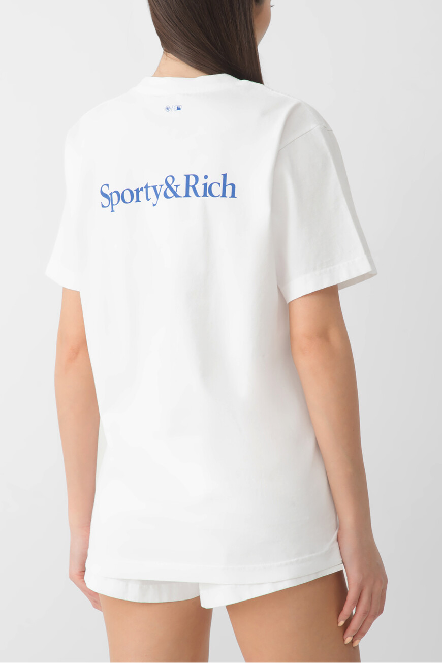 футболка sporty rich модель dodgers serif TO043627666WH01 по акции