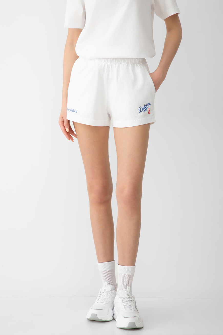 

Шорты Sporty Rich Модель Dodgers Serif Disco, Белый