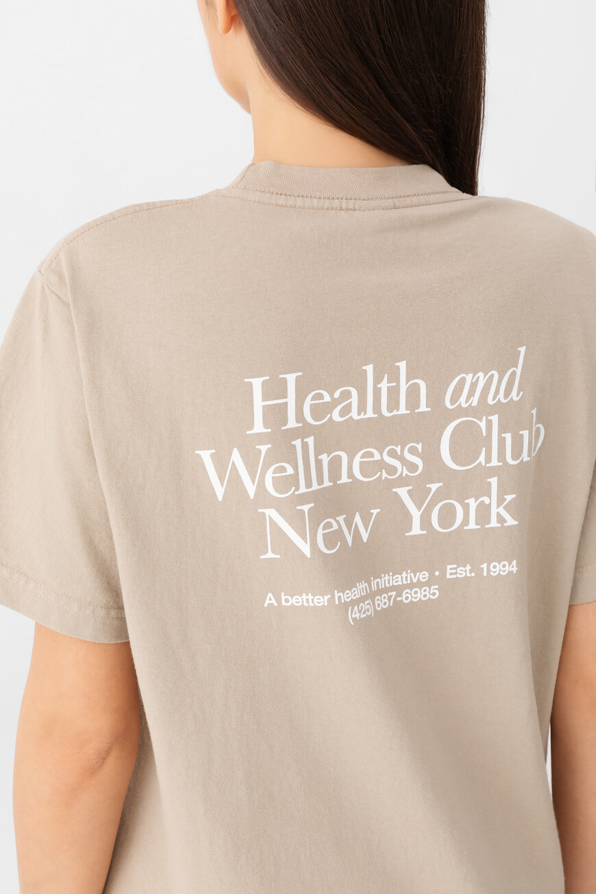 футболка sporty&rich TO043622016GY15 по низкой цене