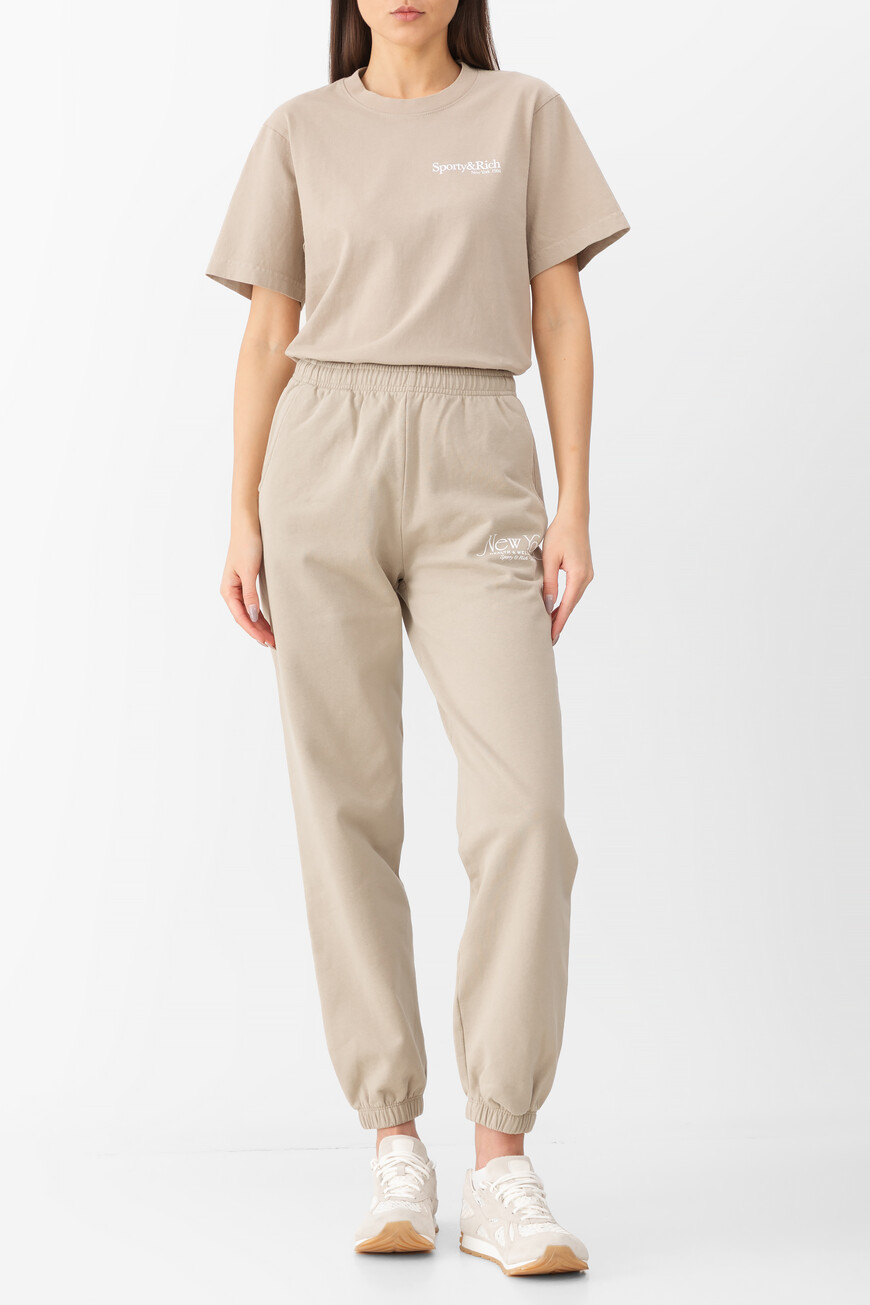 футболка sporty&rich TO043622016GY15 со скидкой