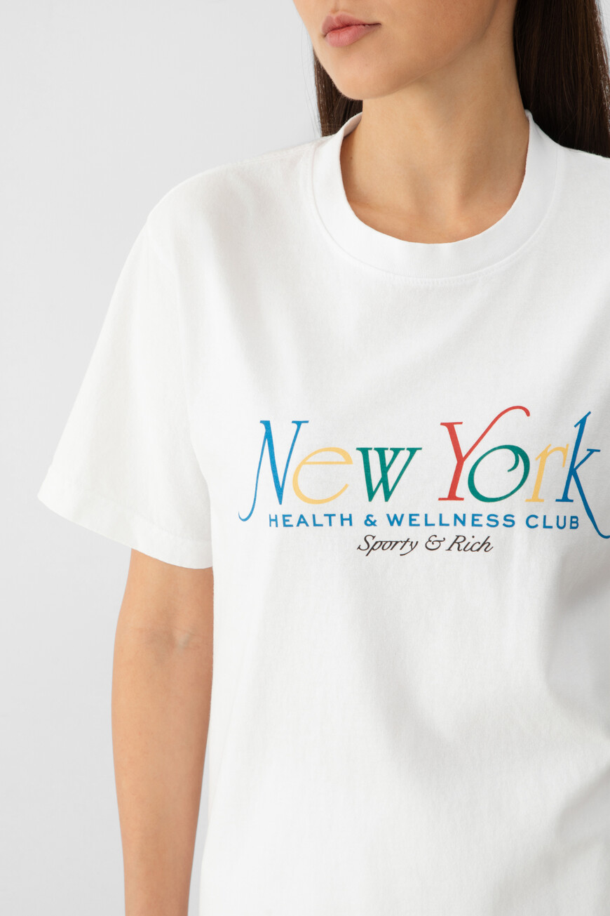 футболка sporty&rich модель ny 94 TO043622034WH57 купить с доставкой