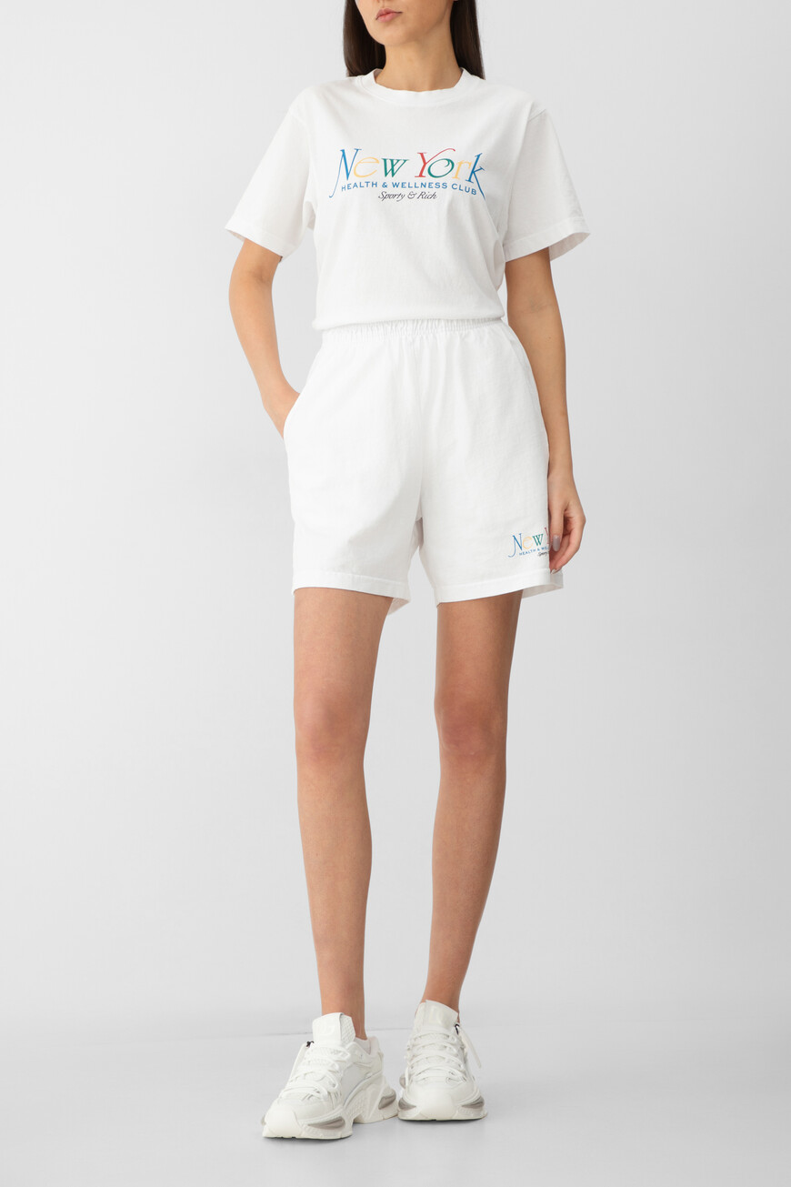 шорты sporty&rich модель ny 94 SH039622034WH57 со скидкой