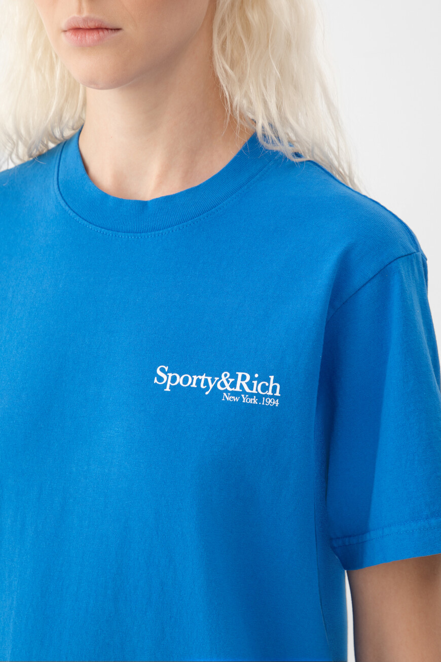 футболка sporty&rich TO043622300BL67 купить с доставкой