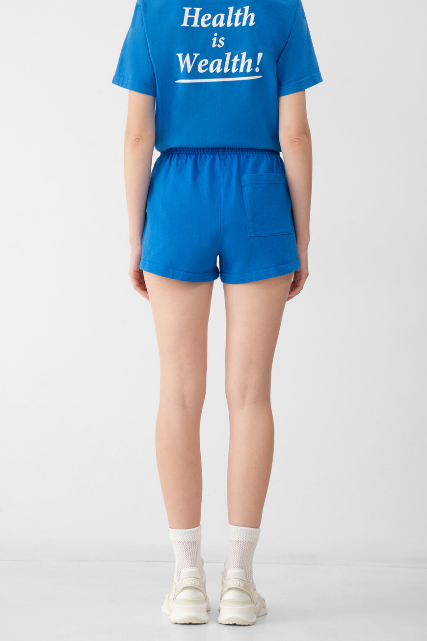 шорты sporty&rich модель serif disco SH037622300BL67 по акции